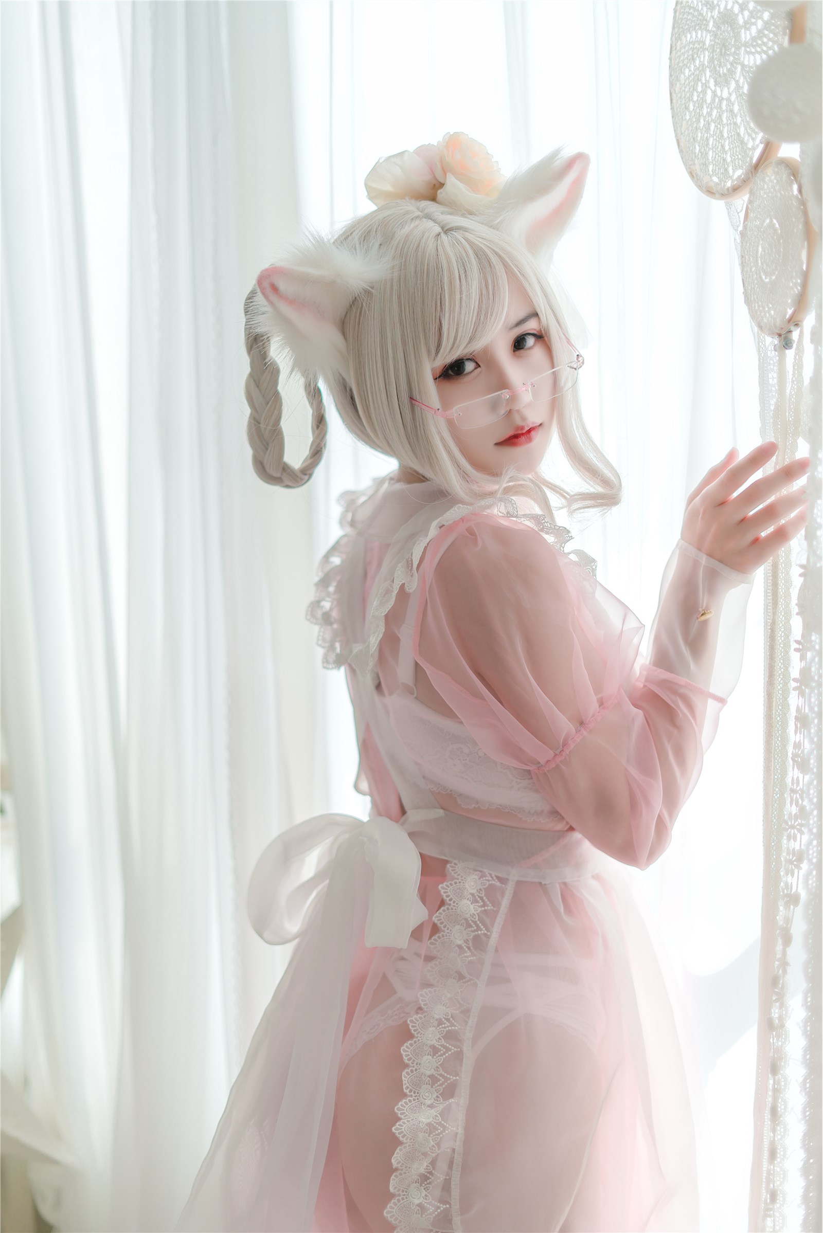 Chiyo Ogura w NO.007 Clear maid pink(17)